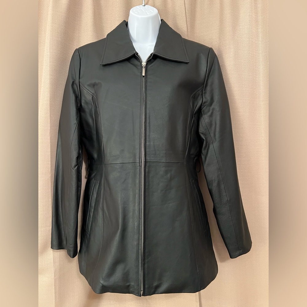 NWT Oscar Piel Leather Jacket